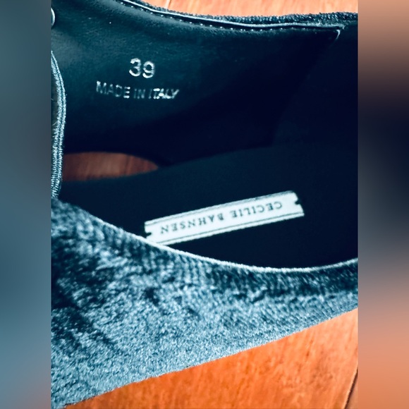 Final $ Cecilie Bahnsen Shay Floral Ballerina Shoe Flats Black EU 39 US 8.5 $900 - Picture 11 of 16